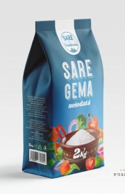 Sare gemă neiodată / iodată PUNGA 2 KG 